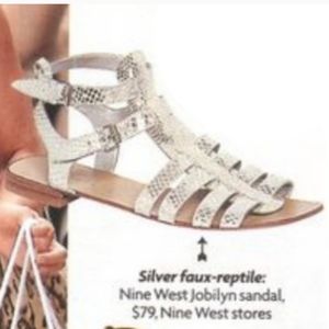 Nine West Jobilyn Snake Skin Sandal